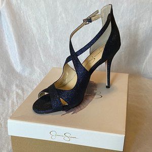Averie Dress Sandals- Navy